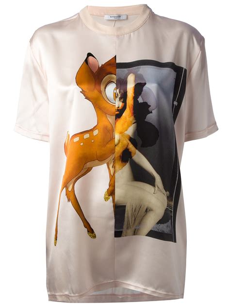 t shirt bambi givenchy|givenchy disney collab.